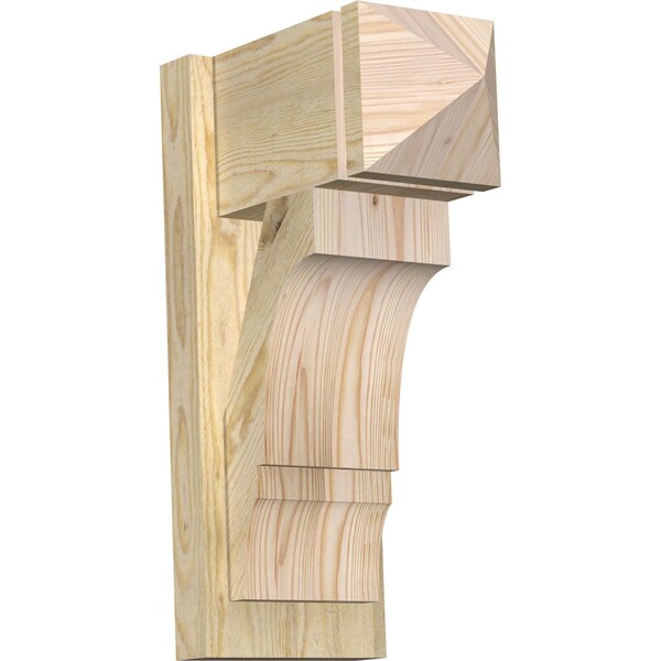 Ekena Millwork Balboa Arts & Crafts Rough Sawn Outlooker, Douglas Fir, 8"W x 14"D x 22"H OUT08X14X22BOA03RDF - main